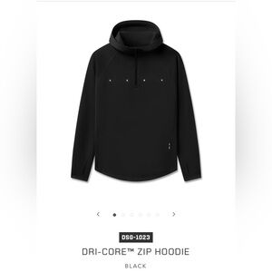 ASRV Men's Black Zip-Up Sweater